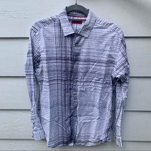 ALFANI Slim Fit Button Down